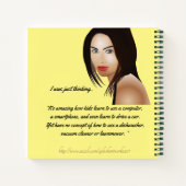 "Notes on Life Spiral Notebook" Notizblock (Rückseite)
