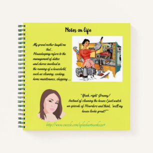 "Notes on Life Spiral Notebook" Notizblock