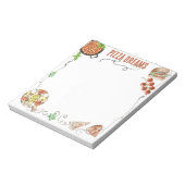 Notes on Pizza Dreams Notizblock (Rotiert)