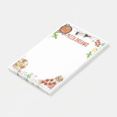 Notes on Pizza Dreams Post-it Klebezettel (angewinkelt)