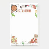 Notes on Pizza Dreams Post-it Klebezettel (Vorderseite)