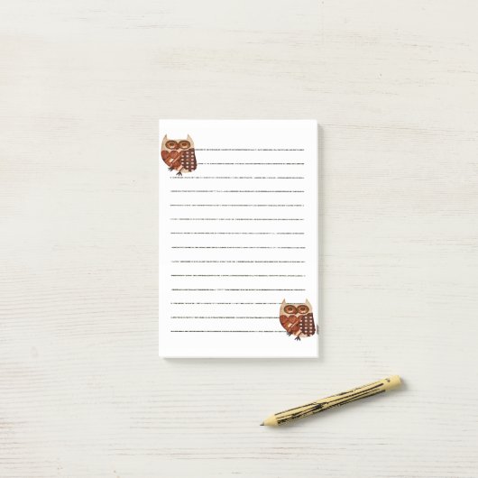 Notes Owls Post-it Klebezettel (Auf Schreibtisch)