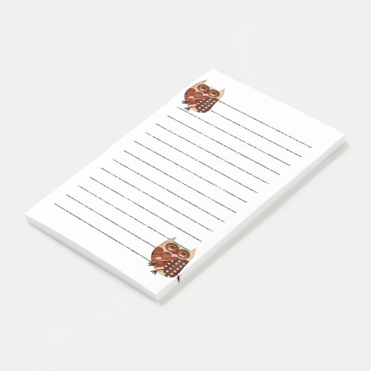 Notes Owls Post-it Klebezettel (angewinkelt)