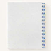 'Notes & Reflections' Personalised Botanical Notizblock (Rückseite)