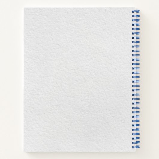 'Notes & Reflections' Personalised Botanical Notizblock (Rückseite)