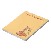 Notes to remember, Cat, kitten, poes Notizblock (Rotiert)