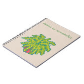 Notes to remember, Fern, varen, pixel art Notizblock (Linke Seite)