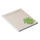 Notes to remember, Fern, varen, pixel art Notizblock (angewinkelt)