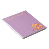 Notes to remember, golden retriever puppy notizblock (angewinkelt)
