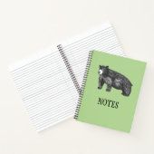 Notes Ursus americanus Black Bear Notizblock (Innenseite)