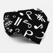 notes_white krawatte (Gerollt)