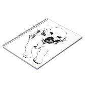 Notes with a loyal Lab Notizblock (Linke Seite)