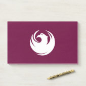 Notes with flag of Phoenix, Arizona, USA Post-it Klebezettel (Auf Schreibtisch)