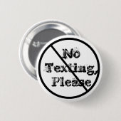NoTexting, bitte Button (Vorne & Hinten)