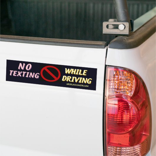 NoTextingWhileDriving Autoaufkleber (Auf Lkw)