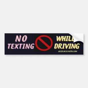 NoTextingWhileDriving Autoaufkleber