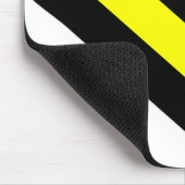 Notfahrdienstleiter-Flagge Mousepad (Ecke)
