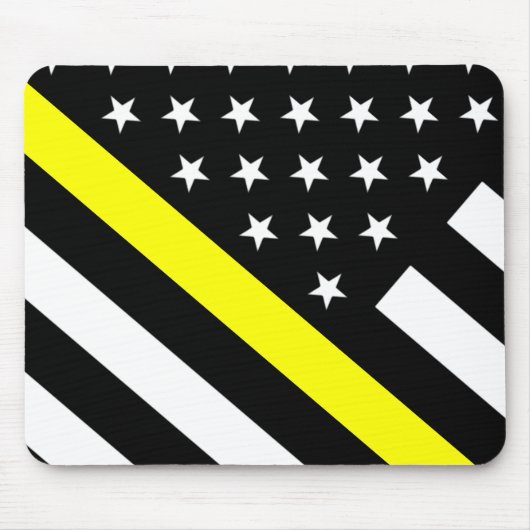 Notfahrdienstleiter-Flagge Mousepad (Vorne)