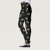Notfahrdienstleiter-Flaggen-Muster Leggings (Links)