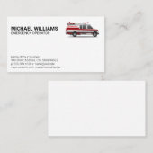 Notfahrzeug Visitenkarte (Vorne/Hinten)