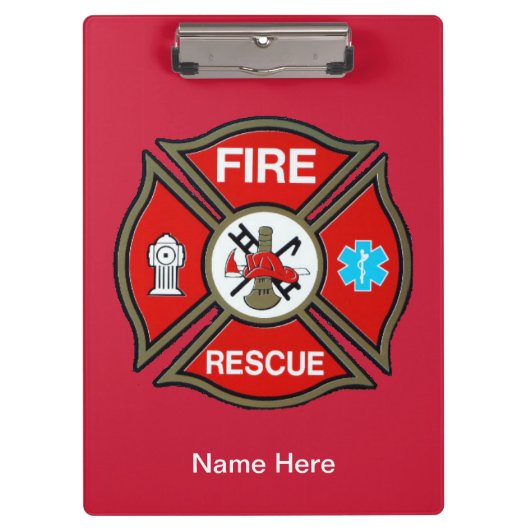 Notfall-EMT-Feuerlöschakkord-Zwischenablage Klemmbrett (Vorderseite)