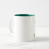 Notfall Froggie Zweifarbige Tasse (Vorderseite Links)