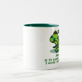 Notfall Froggie Zweifarbige Tasse (Mittel)