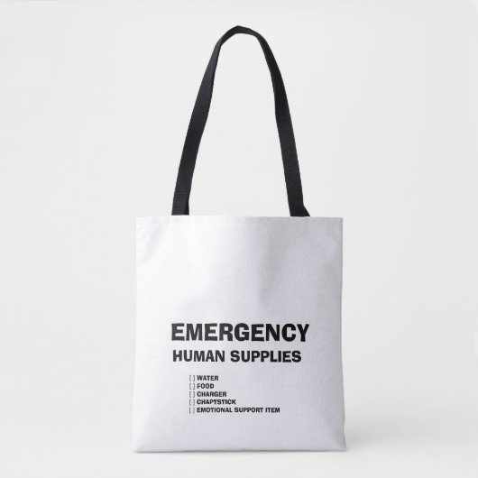 Notfall-Humanbedarf Tasche (Vorderseite)