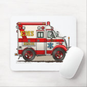 Notfall Kasten-Krankenwagen EMS EMT Mousepad (Mit Mouse)