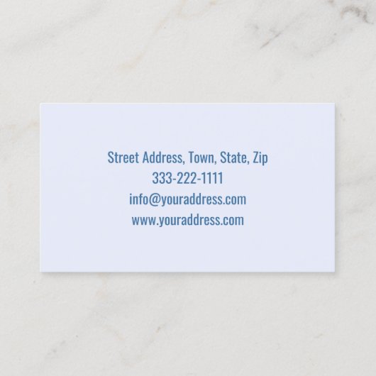 Notfall-Klempner-Service Visitenkarte (Rückseite)