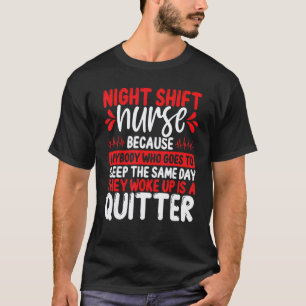 Notfall-Krankenschwester-Woche der Nachtarbeit T-Shirt