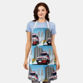 Notfall-Rettungsdienst in der Stadtumgebung Schürze (Getragen)