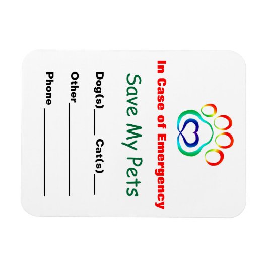 Notfall-Rettungsmagazin Magnet (Horizontal)