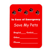 Notfall-Rettungsmagazin Magnet (Vertikal)