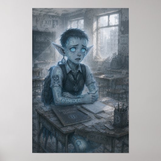 Notfall- / Schüler- / Evakuierungsübung Poster (Vorne)