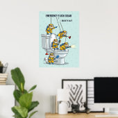 Notfall-Spültrupp Poster (Heimbüro)