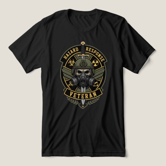 Notfall-Verteidigungsoperationen Tri-Blend Shirt (Design Vorderseite)