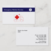 Notfall-Visitenkarten Visitenkarte (Vorne/Hinten)
