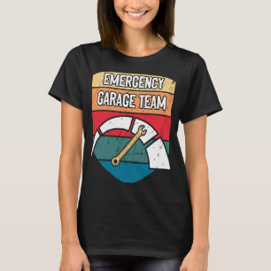 Notfall-Werkstatt-Team-Mechaniker-Freunde-Autorepa T-Shirt