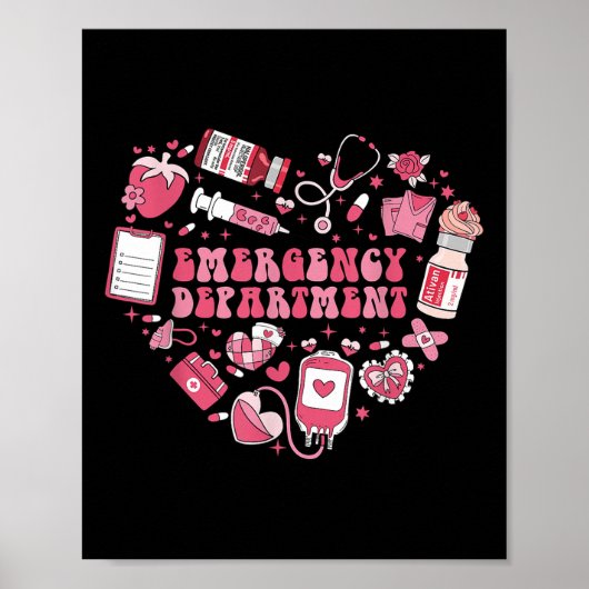 Notfallabteilung Ativan Heart Er Nurse Valenti Poster (Vorne)