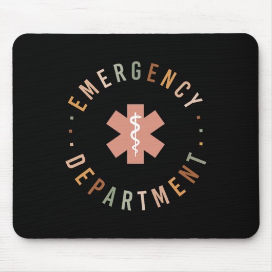 Notfallabteilung Er Ed Notunterkünfte Krankenversi Mousepad (Vorne)