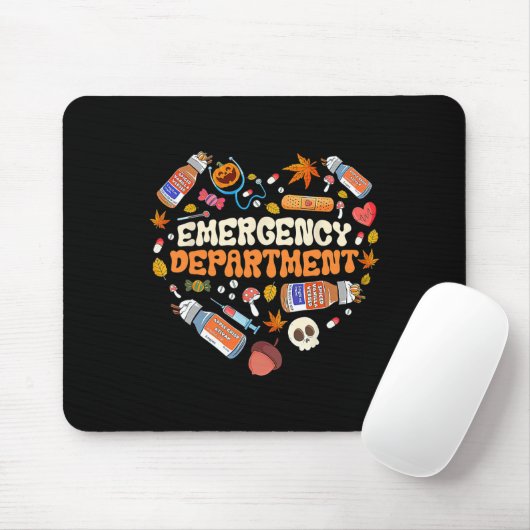 Notfallabteilung Er Krankenpflege Herbst Herbst Mousepad (Mit Mouse)