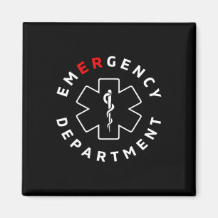 Notfallabteilung Er Rn Nurse Retro Gesundheitswese Magnet