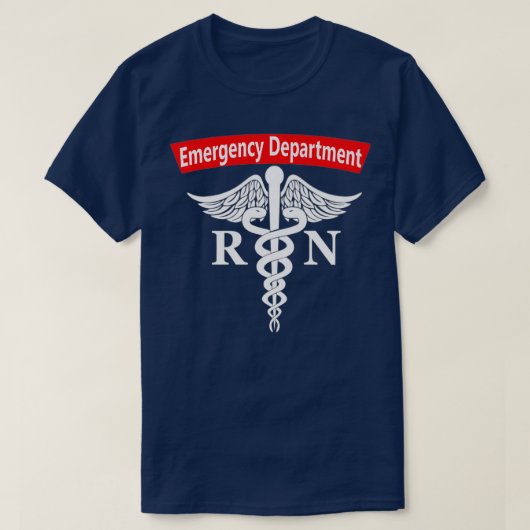 Notfallabteilung Krankenpflege ER Registrierte Kra T-Shirt (Design vorne)