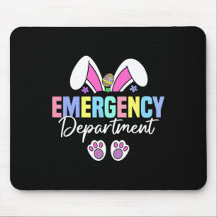 Notfallabteilung Ostern Bunny Er Nurse Oster Mousepad