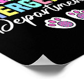 Notfallabteilung Ostern Bunny Er Nurse Oster Poster (Ecke)