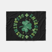Notfallabteilung St Patricks Day Emergency Roo Fleecedecke (Vorderseite (Horizontal))