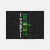 Notfallabteilung St Patricks Day Emergency Roo Fleecedecke (Vorderseite (Horizontal))