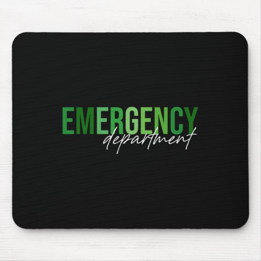 Notfallabteilung St Patricks Day Emergency Roo Mousepad (Vorne)
