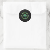 Notfallabteilung St Patricks Day Emergency Roo Runder Aufkleber (Tasche)